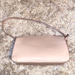 Brand new shiny nude bag